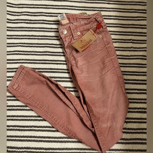 True Religion Jeans Womens 26 Skinny‎ Leg Pink Denim NWT